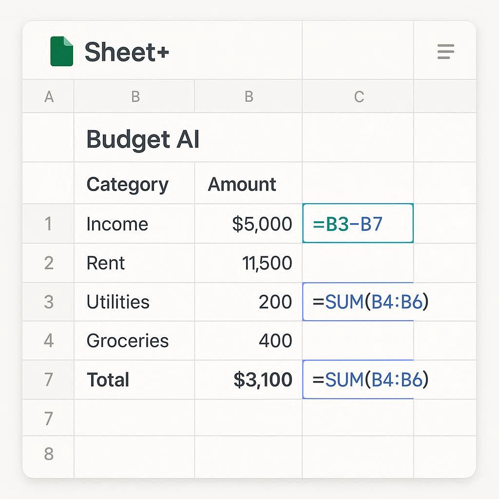 AI Tools to Earn Money Online in 2025: Sheet+ screenshot