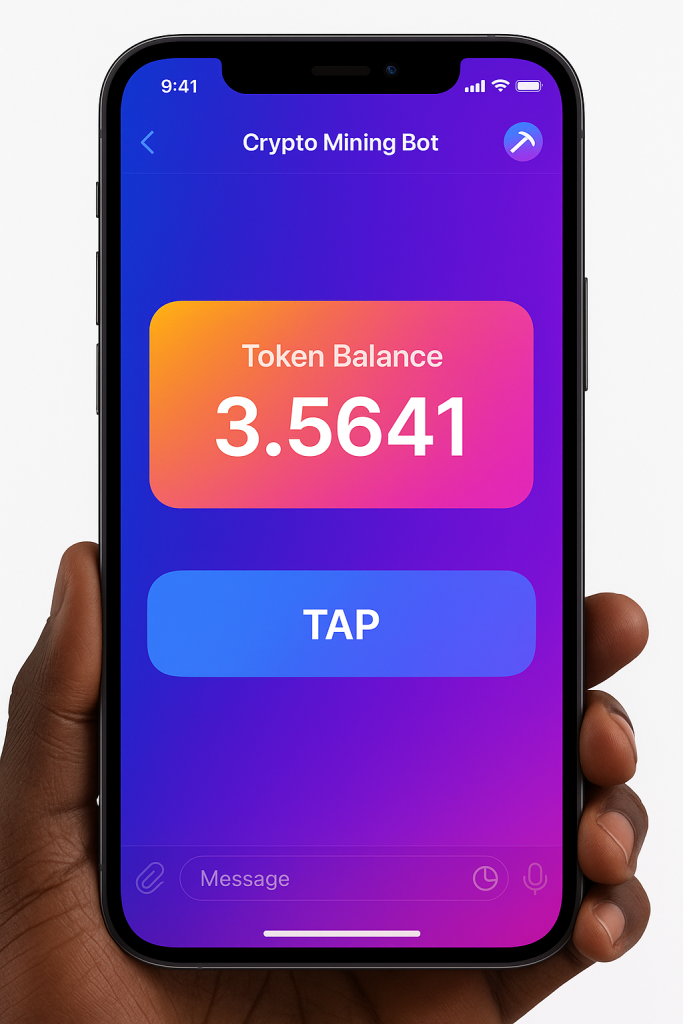 Telegram crypto mining bots 2025: AI generated