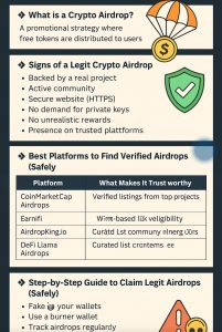 legit crypto airdrops 2025