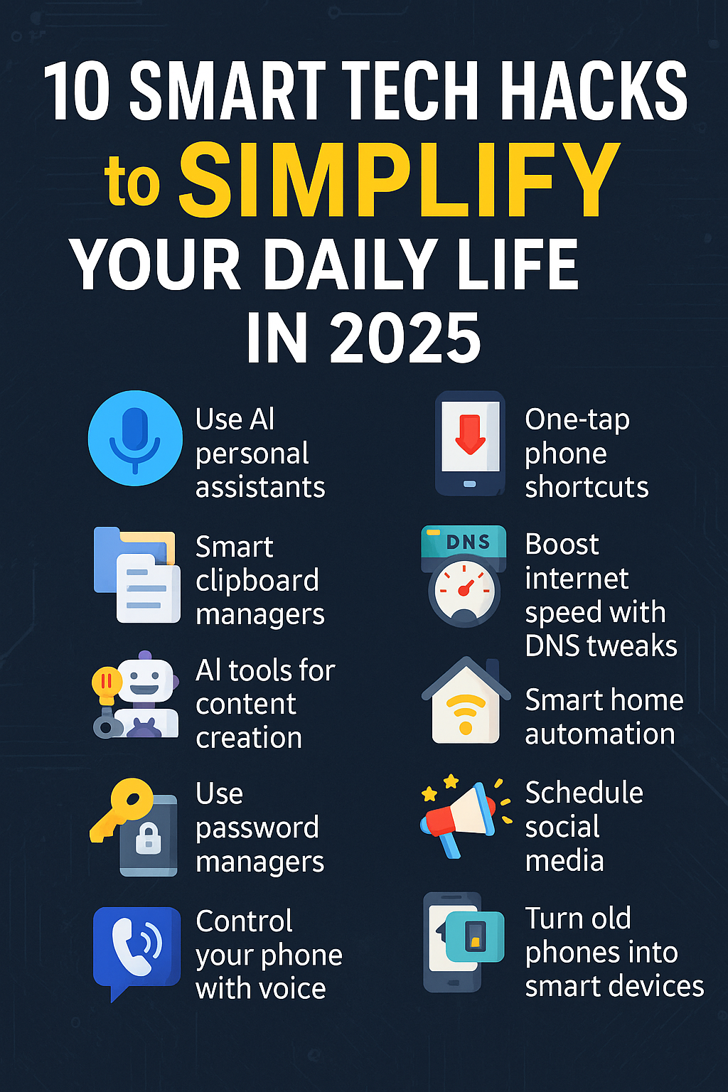 smart tech hacks 2025