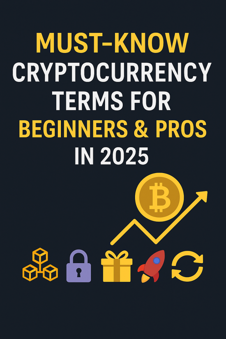Must-Know Cryptocurrency Terms for Beginners & Pros in 2025