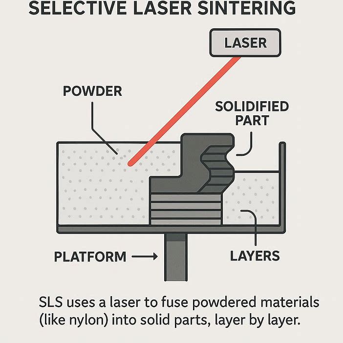3D Printing Techniques for Rapid Prototyping: SLS